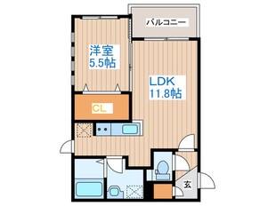 カームヴィレッジの物件間取画像